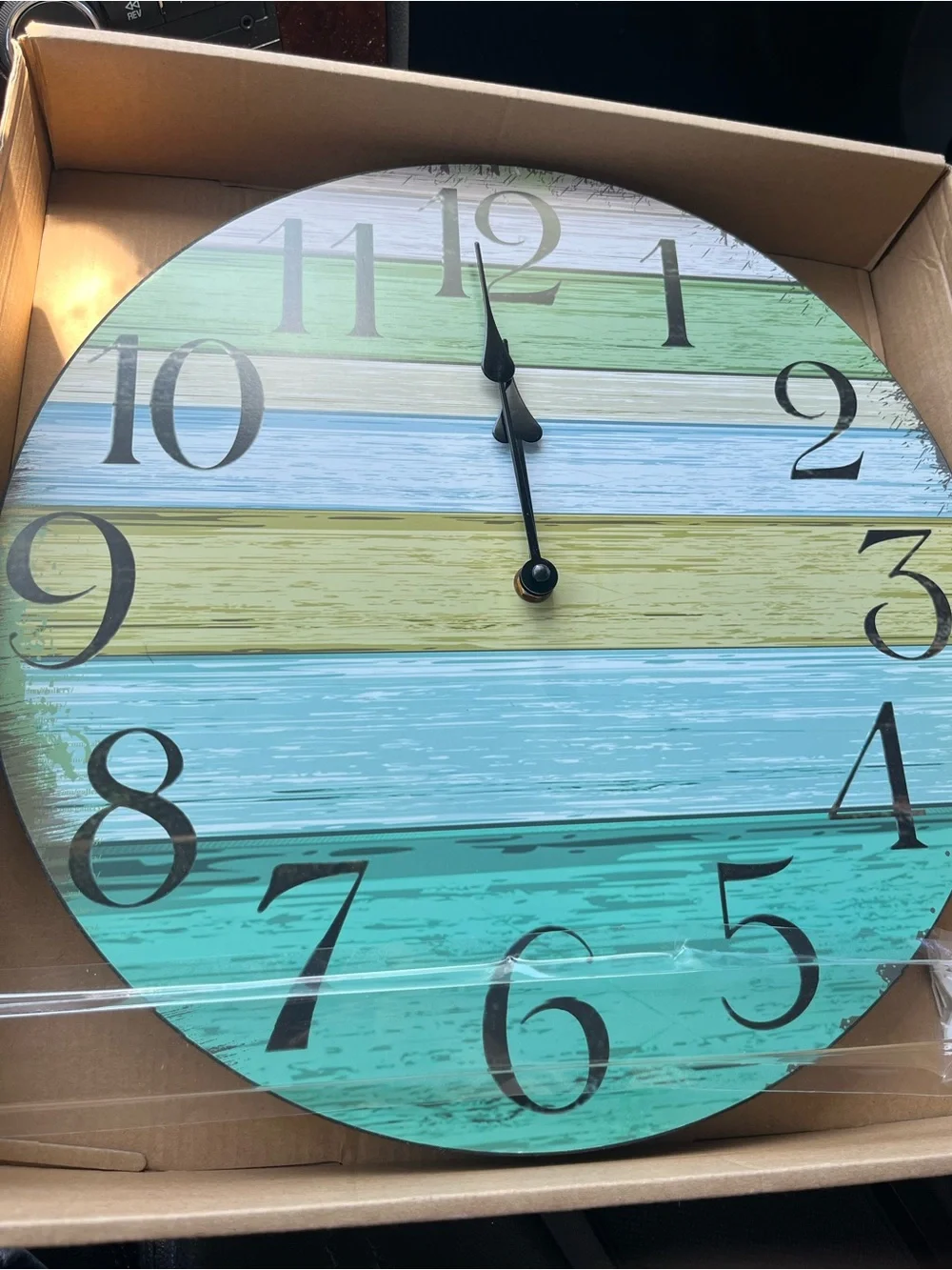 14” Silent Coastal/Mediterranean Wall Clock